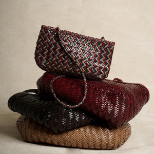 Borsa a Spalla Casual di Grande Capacità Personalizzata Fatta a Mano <span class=keywords><strong>all</strong></span>'<span class=keywords><strong>Uncinetto</strong></span> di Alta Qualità in Tinta Unita OEM - Product Image 2