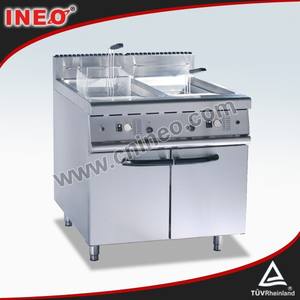 Freidora Industrial de Gas y Eléctrica de Doble Tanque de Acero Inoxidable de 40L para Cocina - Product Image 2