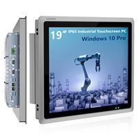İşletmeler için Seri DVI USB Arayüzlere Sahip Yeni 7 inç Endüstriyel Tablet Gömülü Akıllı Dokunmatik Hepsi Bir Arada Makine