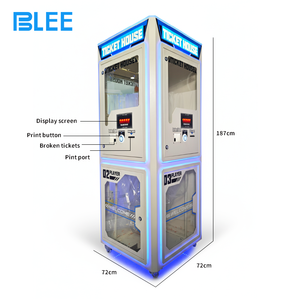 BLEE Máquina <span class=keywords><strong>de</strong></span> <span class=keywords><strong>Cambio</strong></span> <span class=keywords><strong>de</strong></span> <span class=keywords><strong>Monedas</strong></span> <span class=keywords><strong>de</strong></span> Diseño Blanco, Operada con <span class=keywords><strong>Monedas</strong></span>, Trituradora <span class=keywords><strong>de</strong></span> Boletos <span class=keywords><strong>de</strong></span> Tres Lados, Personalizable para Salas <span class=keywords><strong>de</strong></span> Juegos, ¡Gran Venta! - Product Image 6