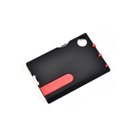 Mini-outil multifonction léger en acier inoxydable pour bricolage, OEM, souvenir de club de golf, carte, usage domestique quotidien, couteau, ciseaux, lumière LED