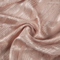 Tissu en satin de polyester rayé 1009, respirant, résistant aux plis, imprimé sur mesure pour la confection de hijabs pour enfants