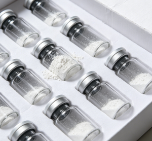 <b>Brushed</b> Matte Silver Aluminum Crimp Cap Clear Borosilicate Vials, Foam Tray Packed Mini Glass <b>Bottles</b> For Powder Sample Storage - Product Image 3