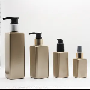 定制制造商塑料方形皂液分配器瓶，洗液空泵瓶，洗发水100毫升，200毫升250毫升
