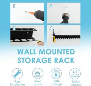 Organizador <span class=keywords><strong>de</strong></span> destornilladores Soporte <span class=keywords><strong>de</strong></span> alicates <span class=keywords><strong>de</strong></span> metal <span class=keywords><strong>de</strong></span> montaje en pared, <span class=keywords><strong>organizadores</strong></span> <span class=keywords><strong>de</strong></span> portaherramientas <span class=keywords><strong>de</strong></span> utilidad y estante <span class=keywords><strong>de</strong></span> almacenamiento - Product Image 5