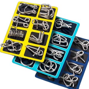 Ensemble de puzzles classiques en métal, 24 pièces, jouet de casse-tête pour enfants et adultes, cadeau éducatif unisexe - Product Image 2