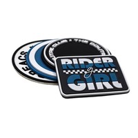 Parche de PVC Suave para Ropa, Insignia de Goma con Logotipo Personalizado para Sudadera con Capucha, Chaqueta, Camisa Polo