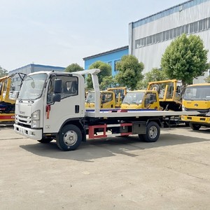 ISUZU KV100 <b>Flatbed</b> Tow <b>Truck</b> Road Wrecker Recovery Vehicle Diesel Manual for Vehicle Rescue - Product Image 1