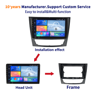 Meihua Android DVD Player kit per cruscotto <span class=keywords><strong>Mercedes</strong></span> Benz W211 1999-2007 fasciale con cavo di garanzia di 1 anno - Product Image 3