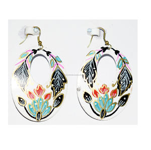 Pendientes de oro europeos 2026, joyería de terciopelo, pendientes azules nigerianos de Navidad, pendientes de latón ligeros en forma de lágrima, joyería - Product Image 1