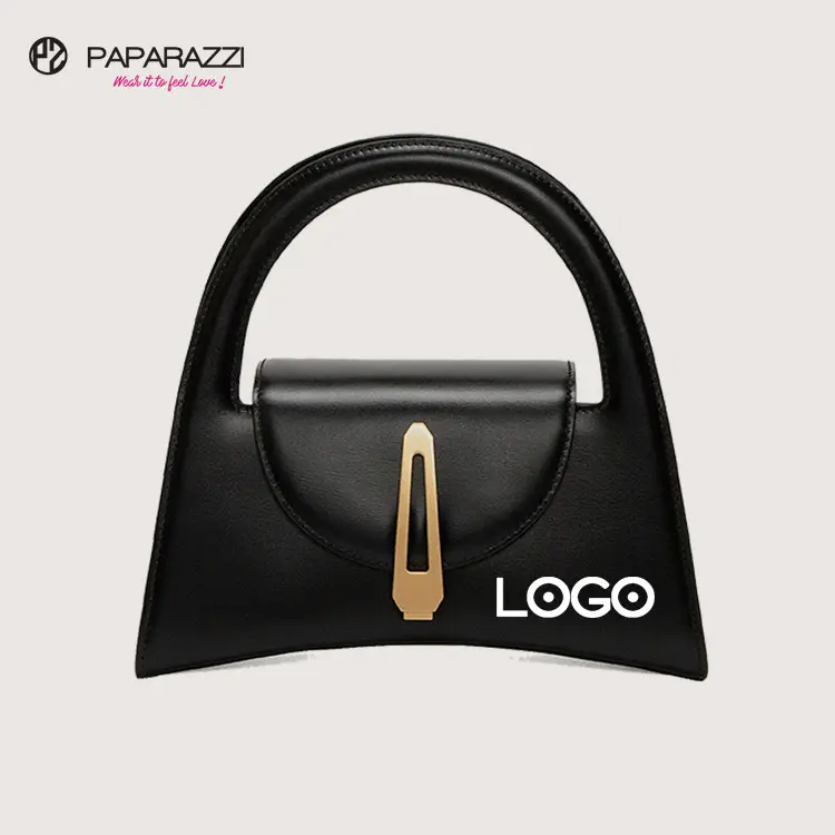 Integrated Round elegant pu leather PA0331 custom tote purse hand bags ladies luxury new design half moon bag lady bag for women