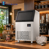 Machine à glaçons commerciale 36 kg/24h 56 kg/24h avec épaisseur de glace réglable pour les magasins de boissons