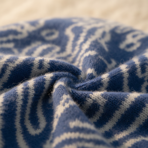 Berretto in maglia Jacquard Zebra alla moda personalizzato per l'autunno-inverno-carino e accogliente - Product Image 2