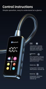 Auricolari Wireless BT a Collare V5.4, Impermeabili IPX-4, Display a Colori, Lunga Durata della Batteria, per Sport, Streaming Live e Karaoke - Product Image 3