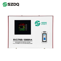 Régulateur de tension AC à servomoteur unique série SZDQ SVC TND 2kVA 3kVA 5kVA Stabilisateur automatique haute précision Sortie 220V