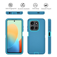Étui robuste pour Motorola Moto G 2026 2025 G Play Power Stylus avec clip de ceinture, étui antichoc avec béquille rotative à 360 degrés