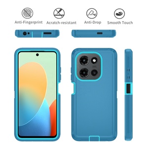 Étui robuste pour <span class=keywords><strong>Motorola</strong></span> Moto G 2026 2025 G Play Power Stylus avec clip de ceinture, étui antichoc avec béquille rotative à 360 degrés - Product Image 4
