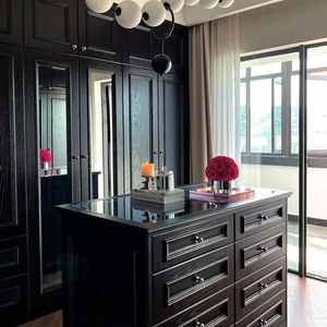 Fabricant de meubles sur mesure Meubles de chambre à coucher Armoire moderne modulaire en bois Design Garde-robe de chambre Style minimaliste - Product Image 1