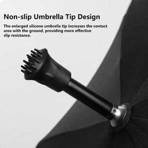<span class=keywords><strong>Parapluie</strong></span> <span class=keywords><strong>canne</strong></span> renforcé anti-vent, protection UV, pointe antidérapante, <span class=keywords><strong>homme</strong></span> âgé voyage randonnée - Product Image 4