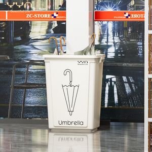 سلة مهملات بلاستيكية بدواسة قدم للمطبخ الخارجي سعة 20 لتر من YYN، حاوية نفايات قابلة لإعادة التدوير للمكتب - Product Image 1