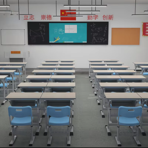 Meubles éducatifs de qualité supérieure en gros, ensemble bureau et chaise pour étudiants du lycée - Product Image 2