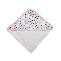 Couverture douce pour bébé Couverture à capuche Serviette en bambou biologique pour bébés animaux Serviette à capuche Technique tissée à séchage rapide pour nouveau-nés