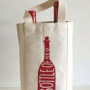 Bolsa de Vino o Bolsa de Licor Promocional con Impresión Dorada Individual de Moda - Product Image 1