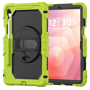 Funda protectora para tableta para Samsung TAB S8 S9 S10 S11 Ultra 14,6 X920 X910 X916 <span class=keywords><strong>X900</strong></span> X936, correa de mano de silicona para hombro, funda de película suave - Product Image 1