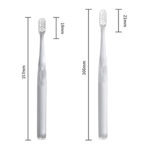 Brosse à dents personnalisable à poils souples pour enfants et adolescents 157 mm 166 mm en nylon pour usage domestique - Product Image 1
