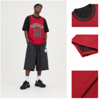 Camiseta de Baloncesto Personalizada para Hombre, Manga Corta, 100% Algodón, Impresión Digital, Nombre, Número y Logotipo Personalizados, Cuello Redondo, Corte Holgado