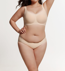 Soutiens-gorge sans couture pour femmes, sans armatures, push-up, couvrant entièrement, en maille en <span class=keywords><strong>V</strong></span>, bralettes douces, soutien-gorge de tous les jours - Product Image 6