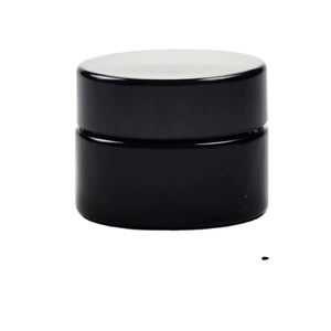 Pot en verre violet foncé <span class=keywords><strong>5g</strong></span> écologique avec bouchon à vis et diffuseur à bâtonnets pour emballage cosmétique et soins de la peau - Product Image 1