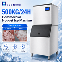 Machine à glaçons commerciale pour les opérations de boissons commerciales, production de glaçons en granulés avec une puissance de 3020W et support pour pièces de rechange
