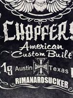 T-shirt West Coast Choppers Rock Gothic Graphic Tee en coton rétro à manches courtes pour hommes et femmes, unisexe, Heavy Metal