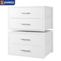 Tiroir de rangement empilable grande capacité pour l'organisation de la garde-robe, idéal pour le rangement des vêtements dans la chambre