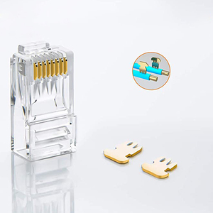 1000 pièces/sac connecteur de prise Rj 45 Cat5 <span class=keywords><strong>Cat</strong></span> 6 Rj45 connecteur d'arc - Product Image 4