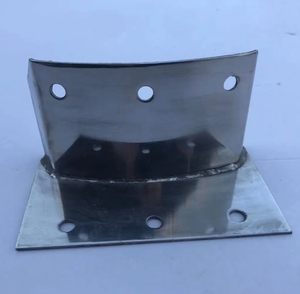 Soporte de montaje de guardabarros a estribera de acero inoxidable para motocicleta con sidecar CJK750, Conector de estribera para sidecar - Product Image 5