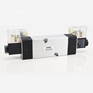 5/2 Way katup Solenoid elektromagnet pneumatik 1/4 3/8 1/2 dudukan Namur kumparan ganda Valves katup Solenoid - Product Image 6