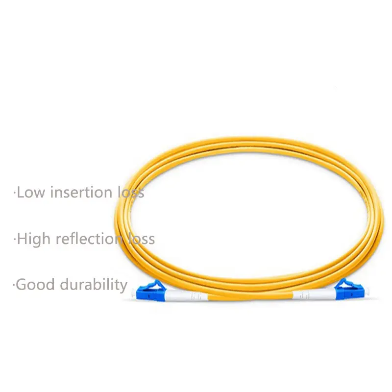 LC/UPC-LC/UPC 9/125 3m single mode 1core patch cord PVC/LSZH 3.0mm fiber patch cord