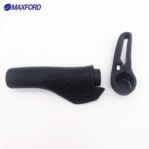 MAXFORD poignées de <span class=keywords><strong>VTT</strong></span> en caoutchouc <span class=keywords><strong>vtt</strong></span> anti-dérapant poignées d'étau de klaxon de vélo poignée en caoutchouc TPR poignées de cyclisme accessoires de vélo - Product Image 5