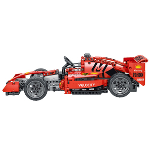 Mork Nouveauté 025002 RC Red Ferarried SF90 Voiture de course DIY <span class=keywords><strong>F1</strong></span> Voiture Technol Modèle de construction en blocs Jouet voiture - Product Image 2