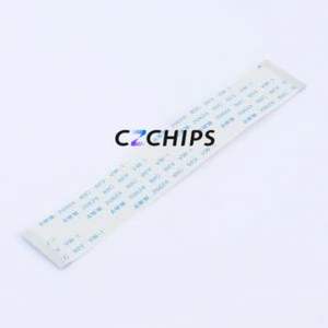 FFC-0.5-32P-100mm FFC Cable (Flexible Flat Cable) P=0.5mm Connector 32P 0.5mm 0.3mm Non-Inverting - Product Image 1