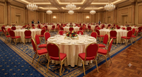Chaises de salle à manger en métal minimalistes modernes pour hôtels, mariages et conférences – Mobilier commercial VIP