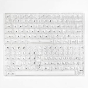 Teclas transparentes cristalinas 100% PC Material Ultra-HD Acabado brillante para teclados mecánicos Compatible con vástago <span class=keywords><strong>MX</strong></span> - Product Image 2