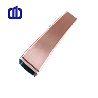 Tube carré en cuivre de 115x115 mm pour CCM |   Pièce de rechange pour machine de coulée continue pour ligne de coulée de billettes - Cu-Ag/Cu-Cr-Zr