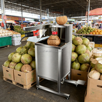 Ouvre-noix de coco électrique commercial entièrement automatique de qualité supérieure pour éplucher la coque