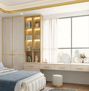 Hàng Châu Vermont hiện đại sơn mài cửa kính TV Tủ TV đứng tủ quần áo nghiên cứu Tủ tùy chỉnh toàn bộ nhà thiết kế - Product Image 3