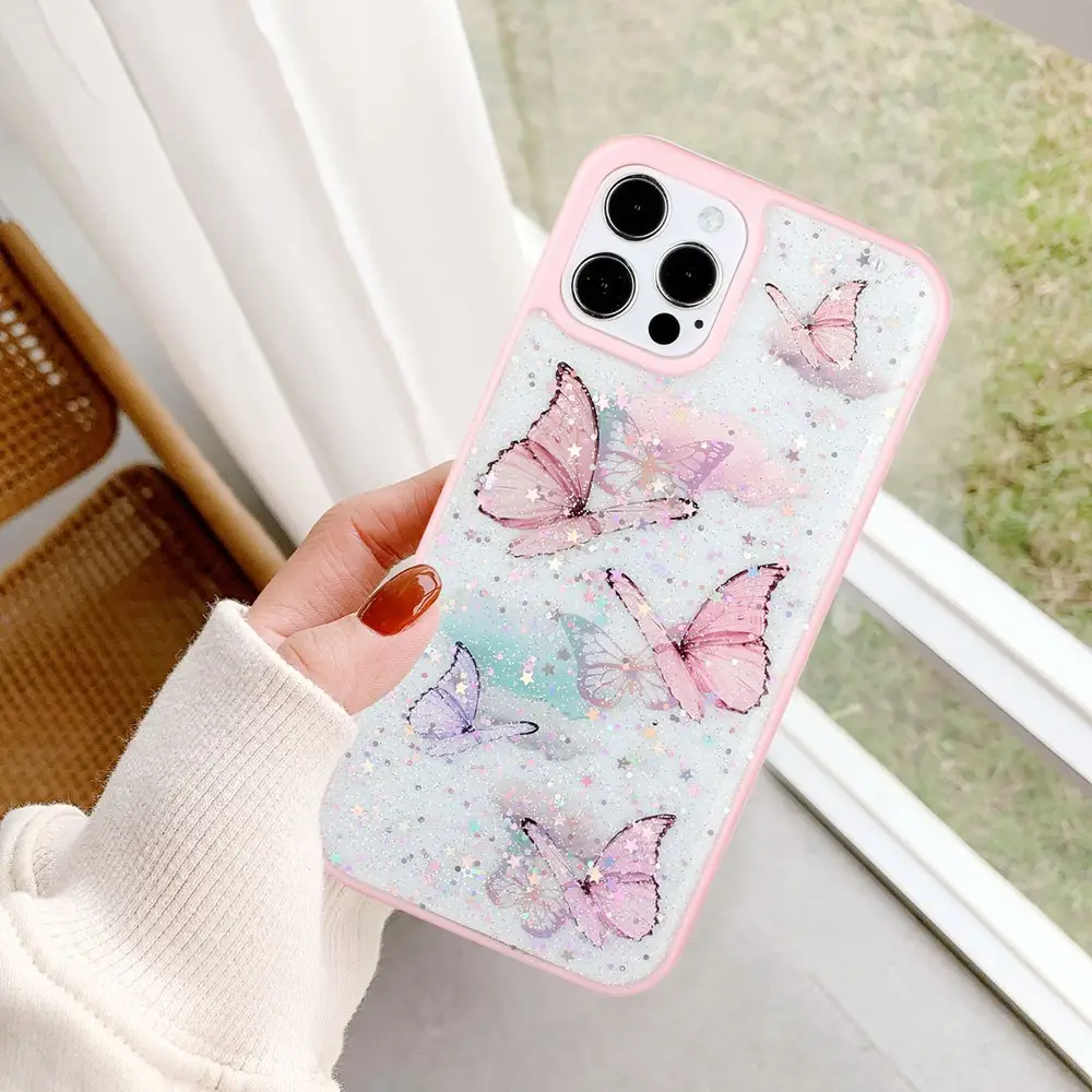 Luxury Bling Rhinestone Soft Case Glitter shinny Silicone Phone Cover For iPhone 14 13 12 11 Pro Max Bling Phone Case