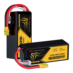 工业级 350Wh/kg 30C 锂聚合物电池 22.2V 16Ah 6S1P 超轻软包电池，适用于重型垂直起降机和长航时无人机 - Product Image 2