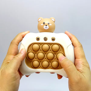 Divertido rompecabezas electrónico iluminado y consola de juegos de burbujas, juguete de mordaza novedoso con batería AAA para niños adultos ABS/silicona/PVC - Product Image 6